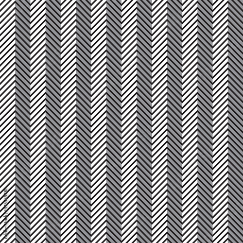 black and white zigzag seamless design for pattern and background © eNJoy Istyle
