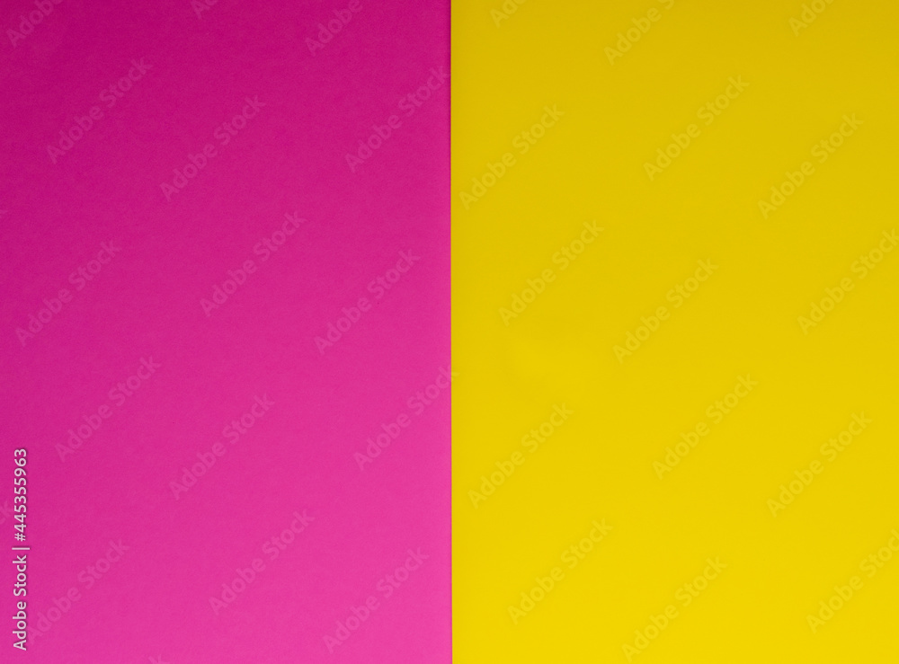Yellow and pink background, abstraction, geometric shapes.