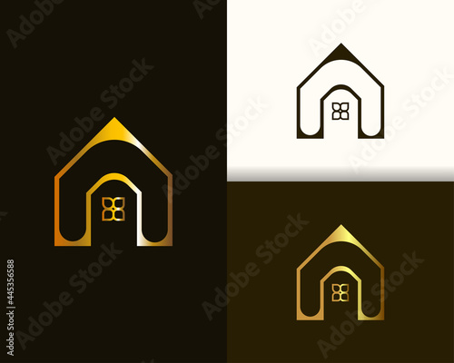 Golden Real Estate and Construction Logo