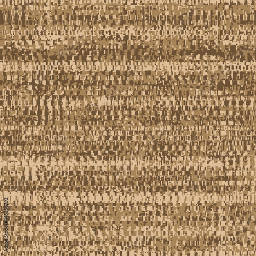 Horizontal ink lines paint stripes seamless tweed vector design. Painted horizontal dry brush strokes stripy texture. Hand drawn paint strokes vintage paintbrush lines horizontal background vector.