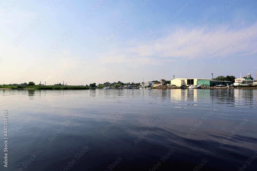 Fototapeta premium house on the river
