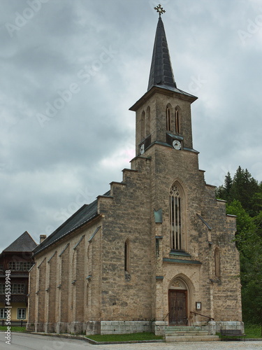 Church in Neuhaus in Lower Austria  Austria  Europe 