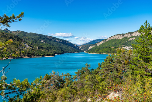 Lac de Castillon near Verdon River  Saint-Julien-du-Verdon  Provence  France