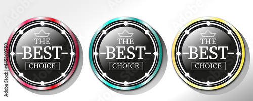 Metal icons, badges the best choise