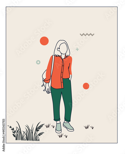 person with a heart