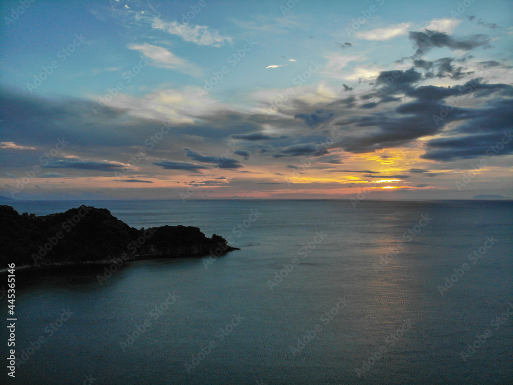 愛媛県八幡浜市　夢永海水浴場の風景