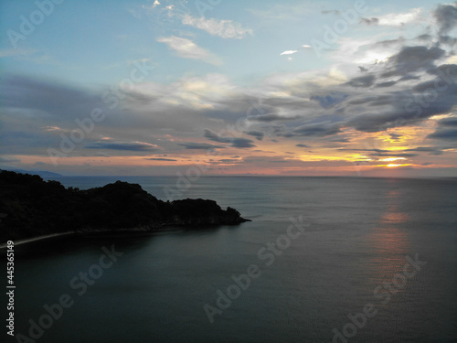 愛媛県八幡浜市　夢永海水浴場の風景
