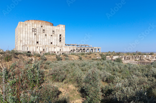 Exterior of Abandoned Crimean Atomic Energy Station photo