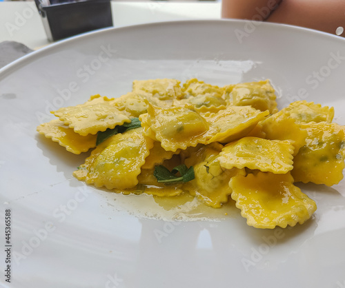 Tortelli, Italian fresh pasta photo