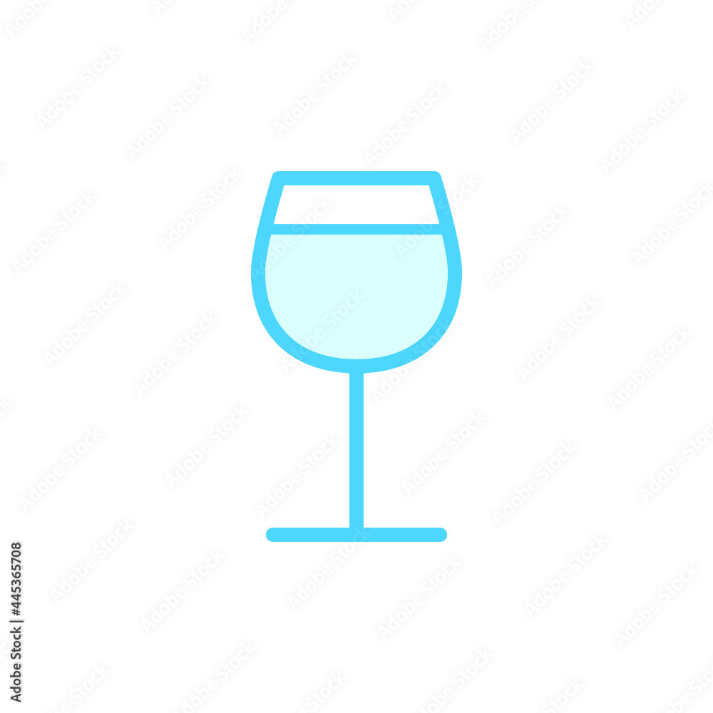 Illustration Vector Graphic of Wineglass icon