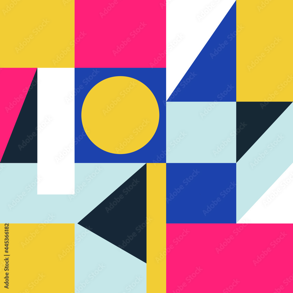 Bright abstract background. Geometric figures Bright abstract background. Geometric figures