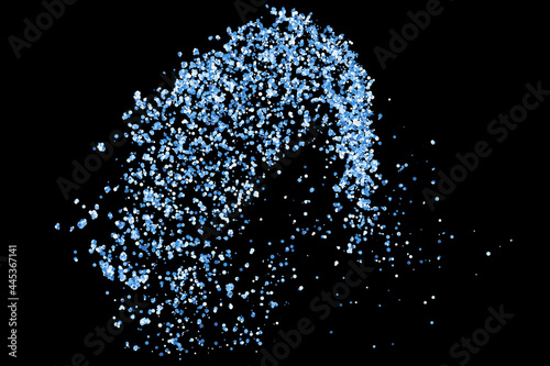 Wallpaper Mural Abstract splashes of water on black background. Frozen motion of round particles. Rain, snow overlay texture. Vector Illustration, Eps 10. Torontodigital.ca