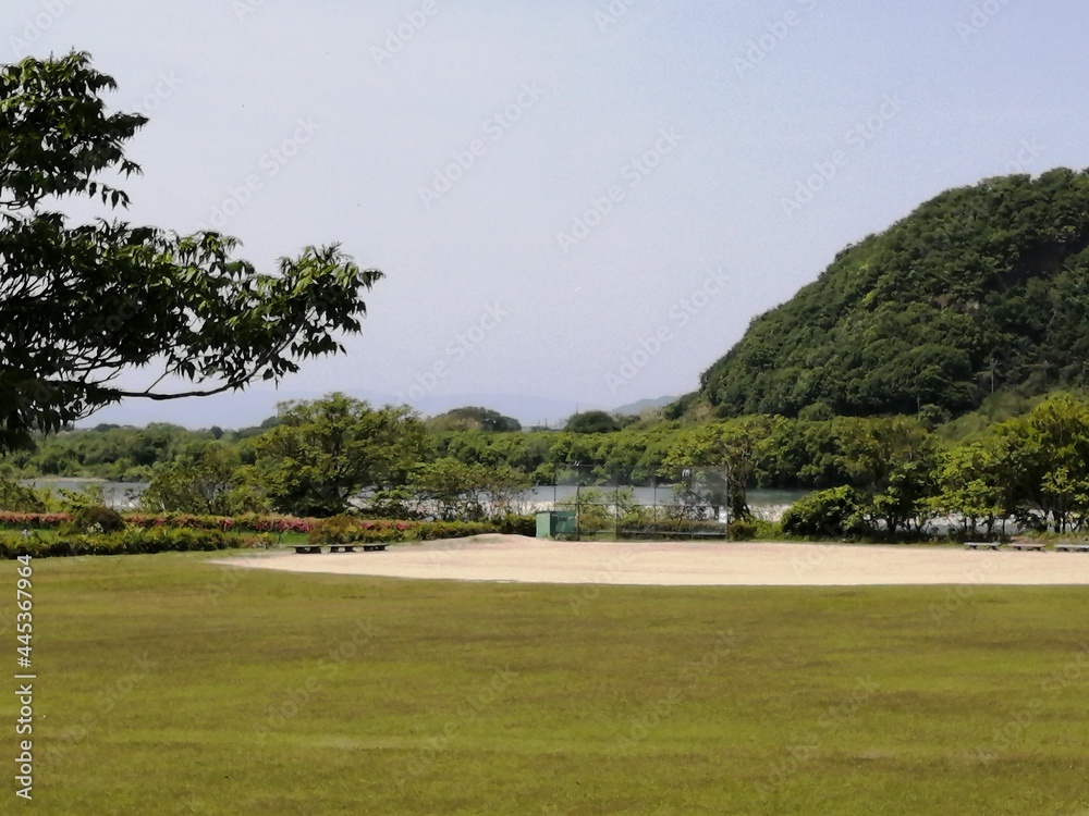 木曽川犬山緑地　野球場
