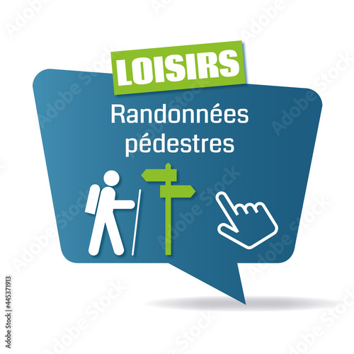 Logo randonnées pédestres.