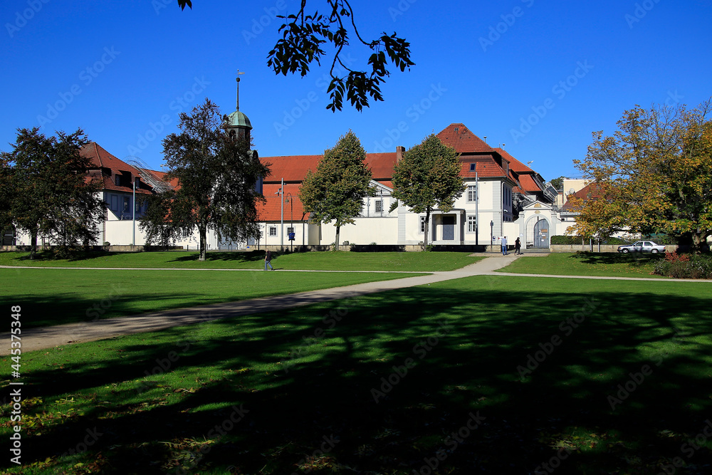 Die Justizvollzugsanstalt in Celle ist ein Hochsicherheitsgefängnis. Celle, Niedersachsen, Deutschland, Europa  --
The correctional facility in Celle is a maximum security prison. Celle, Lower Saxony,