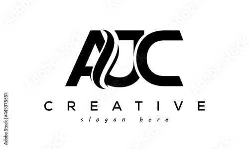 Letter AJC creative logo design vector	 photo