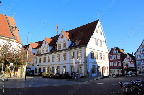 Das Alte Rathaus mit Museum in Celle., Celle,, Niedersachsen, Deutschland, Europa -- The old town hall with museum in Celle. Celle , Lower Saxony, Germany, Europe - 