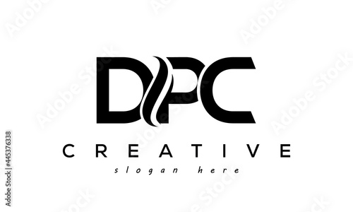 Letter DPC creative logo design vector photo