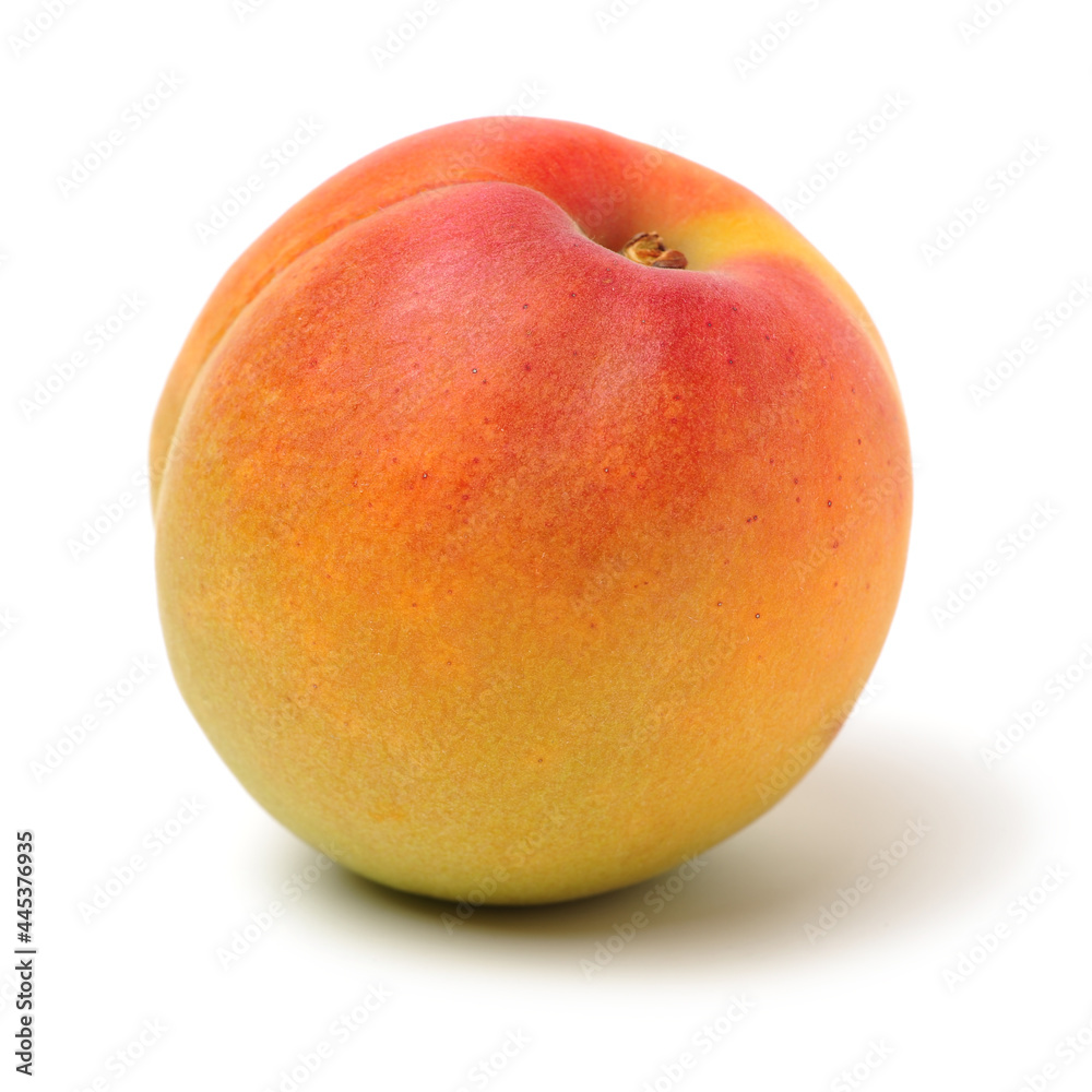 Fresh apricot fruits isolated on white background Fresh apricot fruits isolated on white background