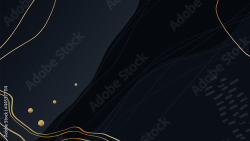 Dark blue artistic backgrou...