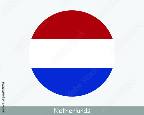 Netherlands Round Circle Flag. Dutch Circular Button Banner Icon. EPS Vector Free Download Netherlands Round Circle Flag. Dutch Circular Button Banner Icon. EPS Vector - GFXLoad