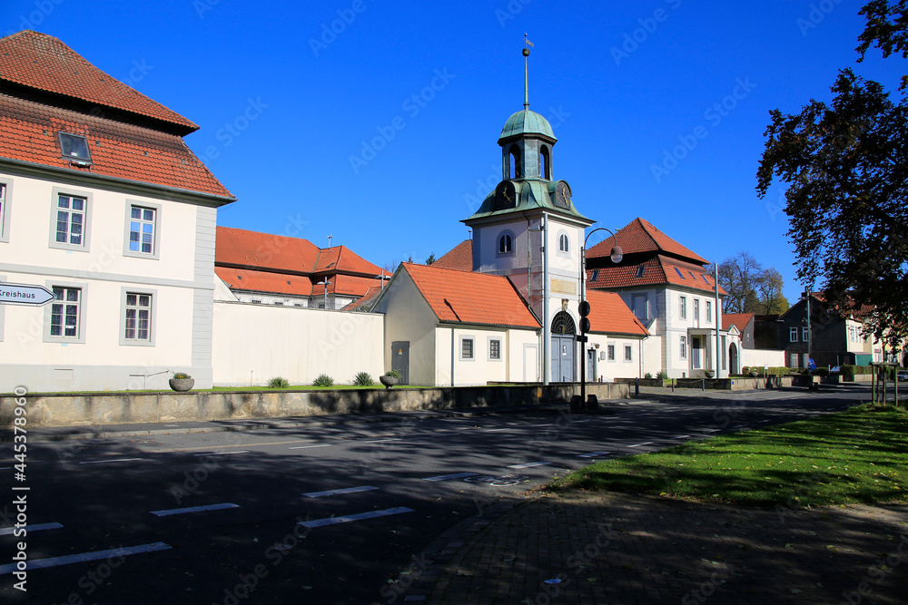 Die Justizvollzugsanstalt in Celle ist ein Hochsicherheitsgefängnis. Celle, Niedersachsen, Deutschland, Europa  --
The correctional facility in Celle is a maximum security prison. Celle, Lower Saxony,