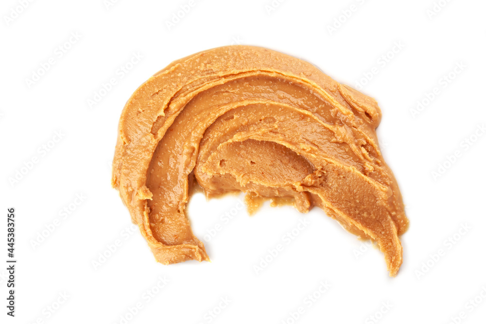 peanut butter isolated on white background peanut butter isolated on white background