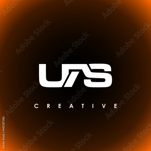 UAS Letter Initial Logo Design Template Vector Illustration