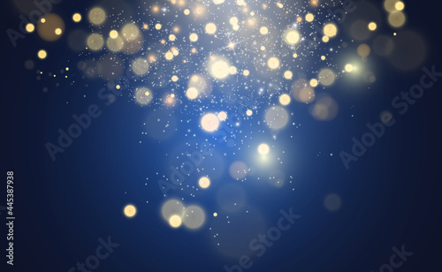 Beautiful sparks shine with special light. Vector sparkles on a transparent background. Christmas abstract pattern. A beautiful illustration for the postcard. The background for the image. Luminaries.