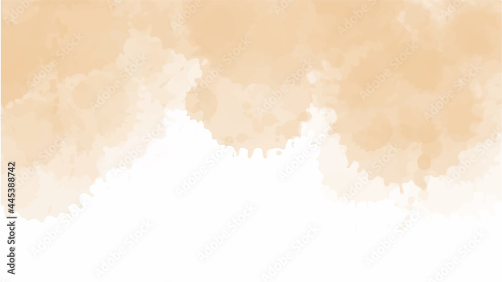 Orange watercolor background for textures backgrounds and web banners design