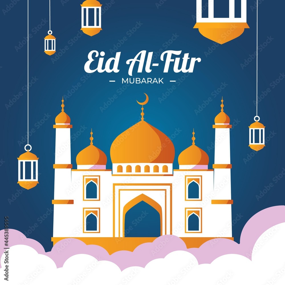 Flat Eid Al Fitr Illustration_2_z