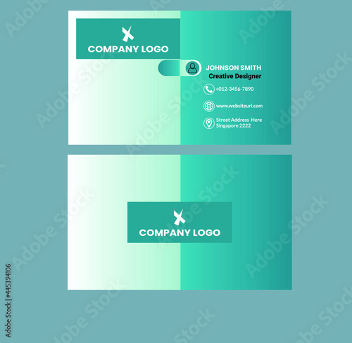 Modern business card design