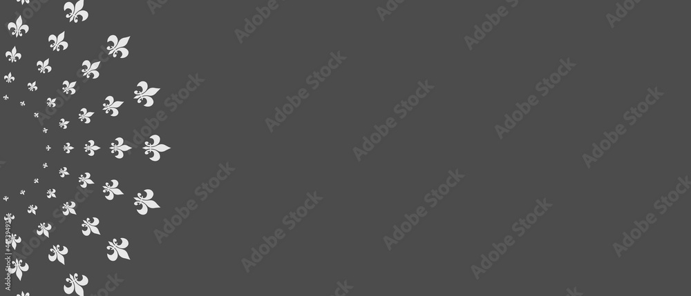 Web banner with circular ornamental design element Web banner with circular ornamental design element