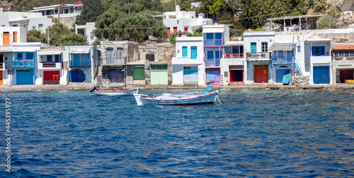 Milos island, Cyclades Greece, Klima fishing village,