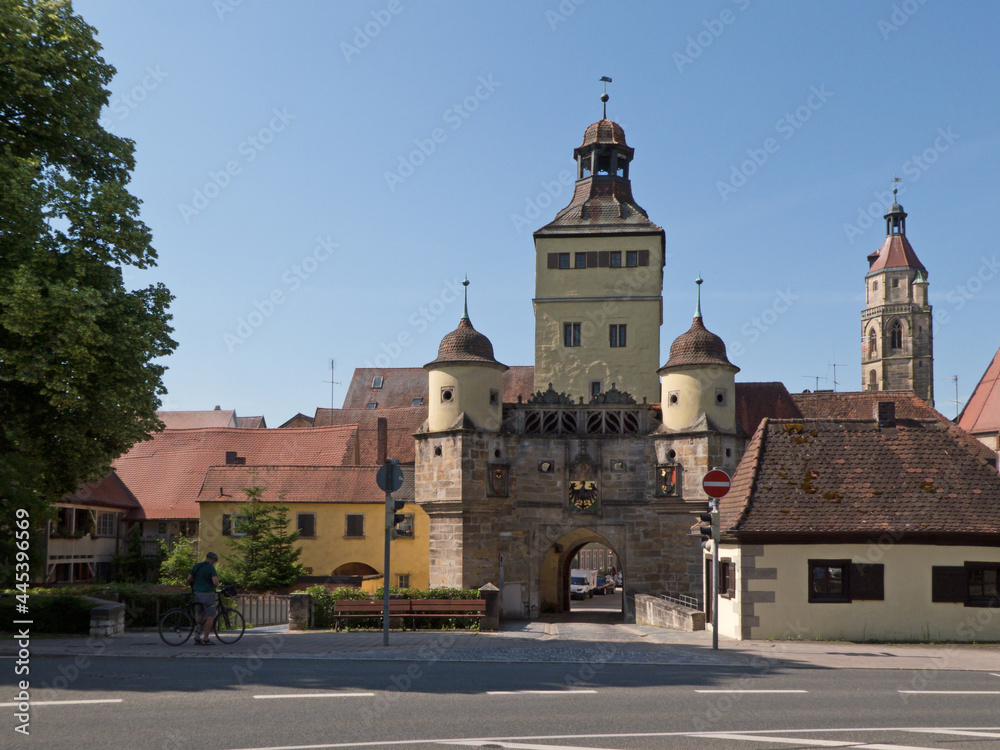 Stadttor von Weissenburg in Mittelfranken