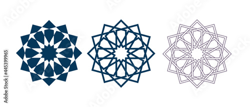 Islamic traditional rosette