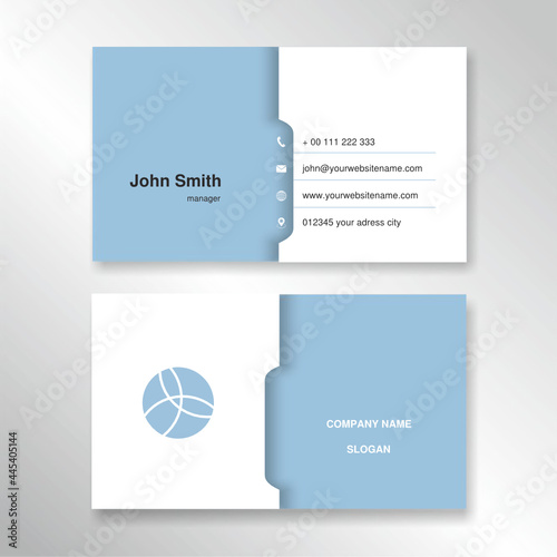 Business card. Graphic design.