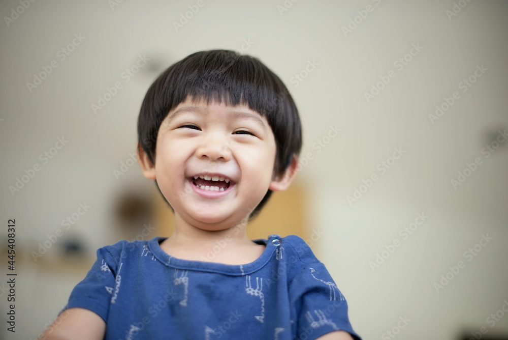 Happy smiling child looking at camera : close up Happy smiling child looking at camera : close up