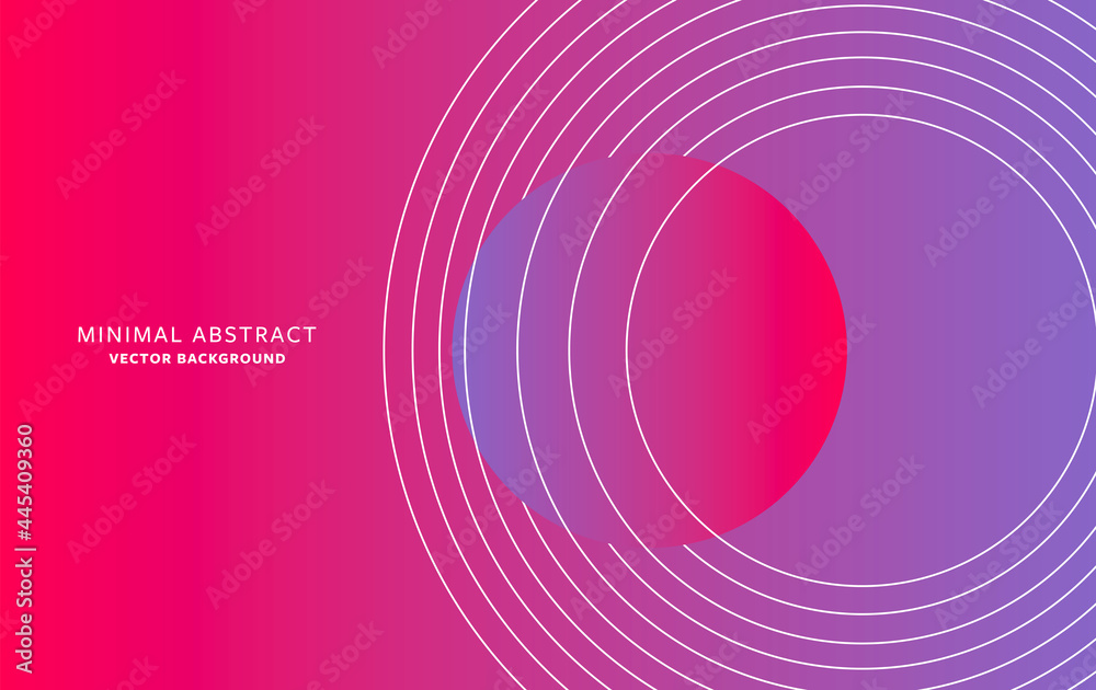 Pink and blue gradient background with white circles, line art vector design, modern holographic poster with spiral elements Pink and blue gradient background with white circles, line art vector design, modern holographic poster with spiral elements