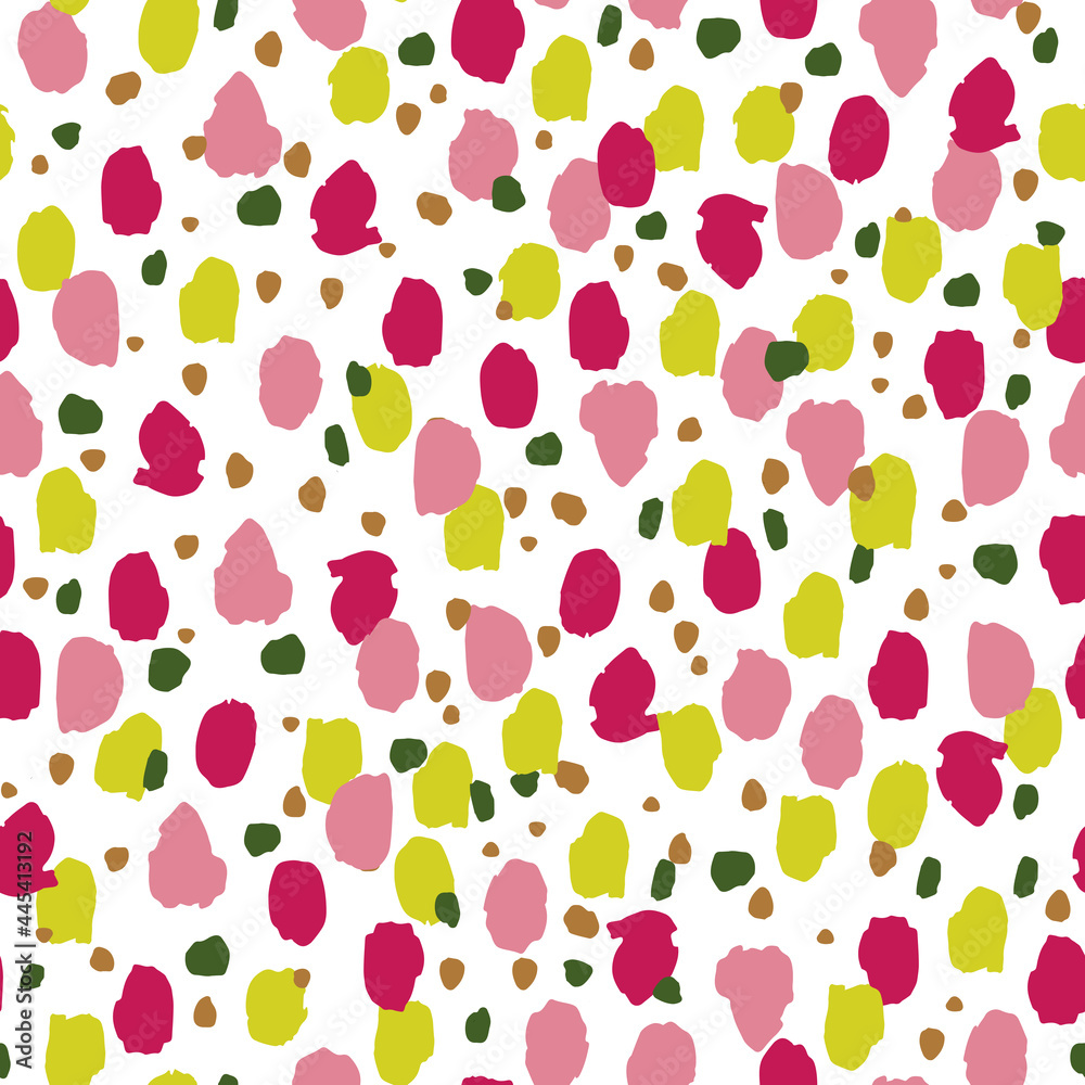 Brush strokes abstract vector pattern. Spots and splatters seamless background. Modern Christmas pattern for gift wrap, scrapbooking, wallpaper, home decor, kids clothing, fabric. Brush strokes abstract vector pattern. Spots and splatters seamless background. Modern Christmas pattern for gift wrap, scrapbooking, wallpaper, home decor, kids clothing, fabric.