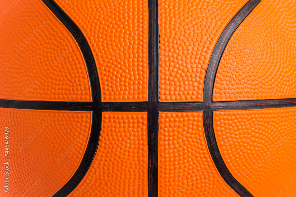 Fototapeta premium Orange basketball isolated on white background
