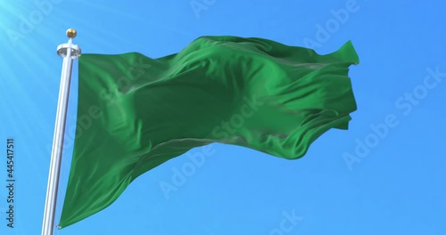 Beni Department Flag, Bolivia. Loop photo