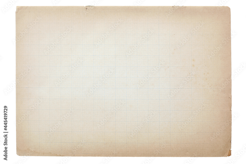 Obraz premium Isolated Old vintage paper background surface texture