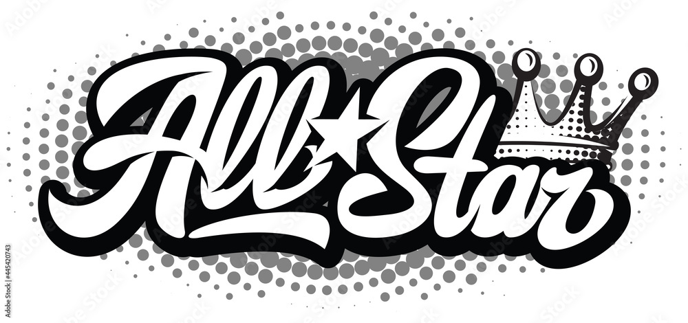 Template with inscription, crown and halftone. Vector editable illustration. Element for business card design, style, website, print Template with inscription, crown and halftone. Vector editable illustration. Element for business card design, style, website, print