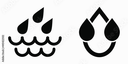 Blood Drop Icon isolated minimal single flat linear icon for application and info-graphic. Commercial line vector icon for websites and mobile minimalistic flat design.