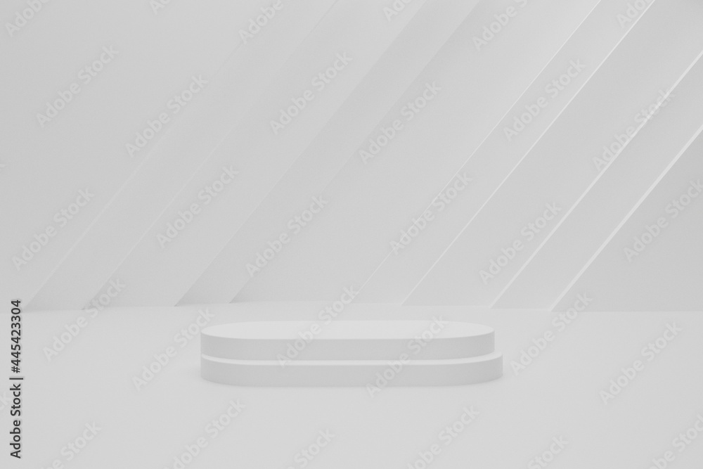3d white podium scene background 3d white podium scene background