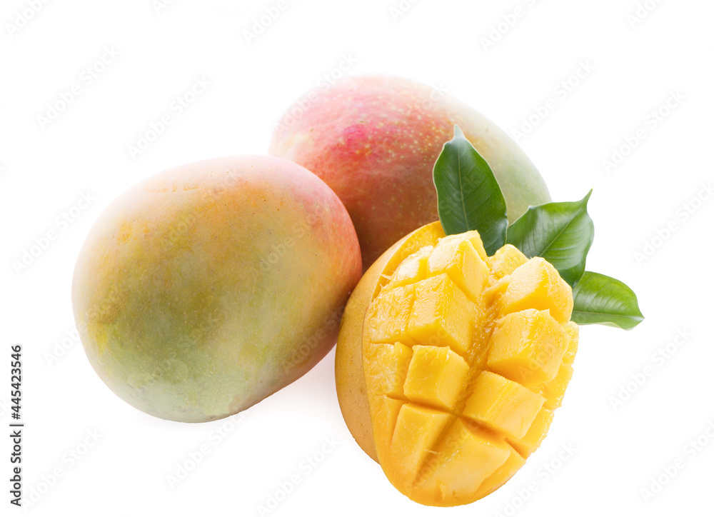 mango isolated on a white background. mango isolated on a white background.