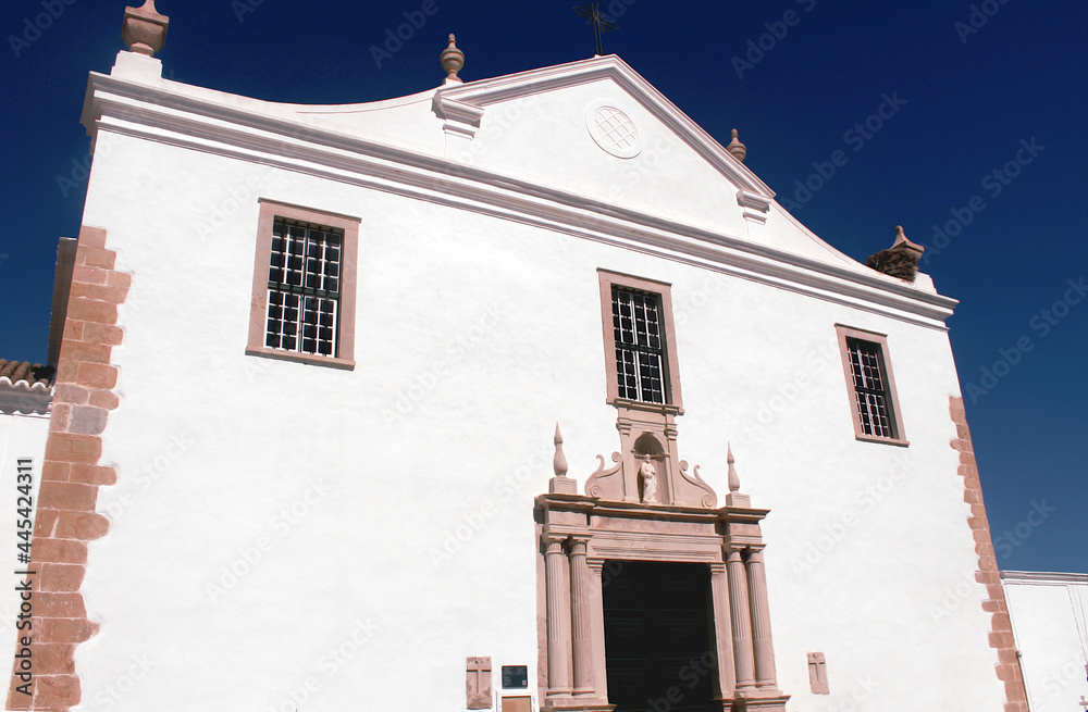 Saint Peter Church (Igreja de São Pedro), a typical Portuguese baroque church, in Faro, capital of the Algarve Region, southern Portugal.