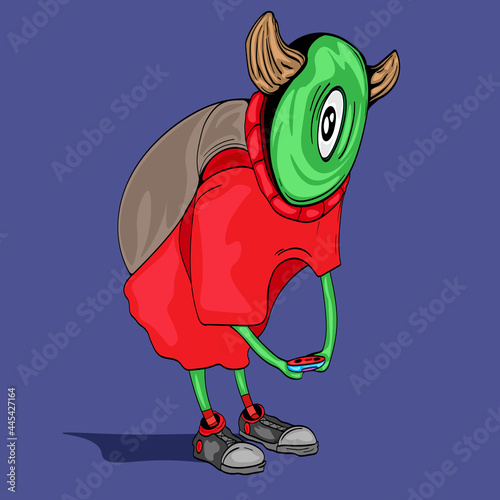 monster illustration art devil