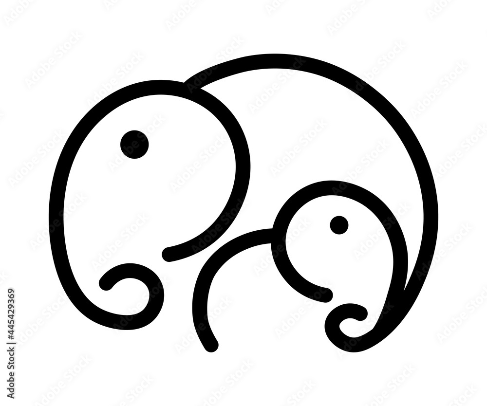 Elephant 2 education logo design Elephant 2 education logo design